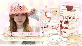🍡੭ㅤ   ꒰   ୨୧ Actualización del whatsapp delta+themes coquette ⊹ㅤ♡ㅤ#winniboo #themes #delta #whatsapp screenshot 5