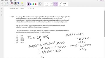 SOA Exam P Question 237 | Adjusting Variance of bivariate distribution