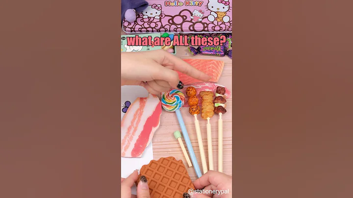 Mom can never guess which ones are actually real stationery 😂#shorts