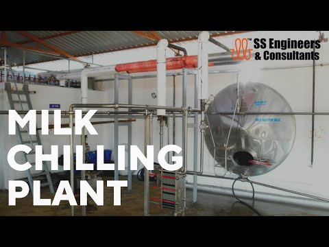 Milk chilling plant #milkprocessing