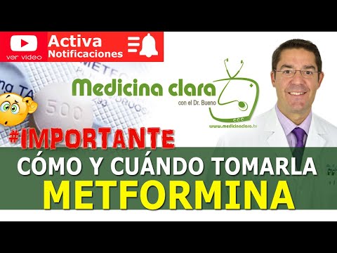 Vídeo: Metformina Larga - Instrucciones De Uso, 1000 Mg, 750 Y 500 Mg, Precio