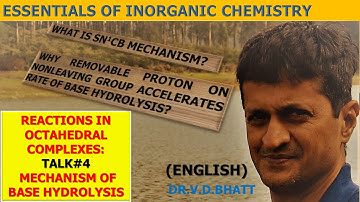 4REACTIONS IN OCTAHEDRAL COMPLEXES TALK#4 SN1CB MECHANISM IN BASE HYDROLYSIS