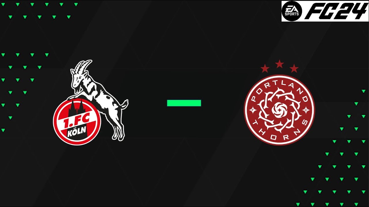 Gameplay EA Sports FC 24 - 1. FC Köln - Portland Thorns - Women-Club Cup (Round of 16)