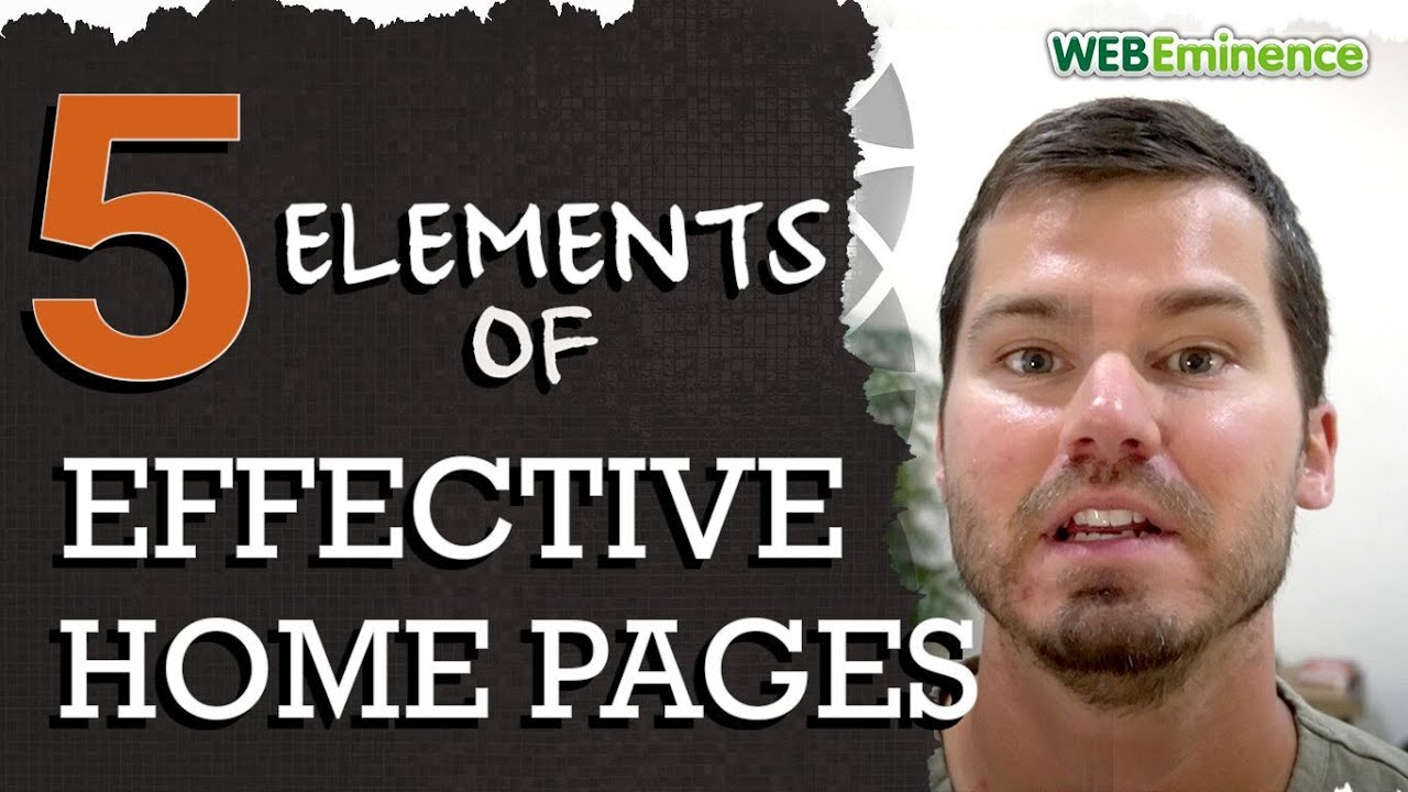 5 Key HOMEPAGE Design Elements - With REAL EXAMPLES - YouTube