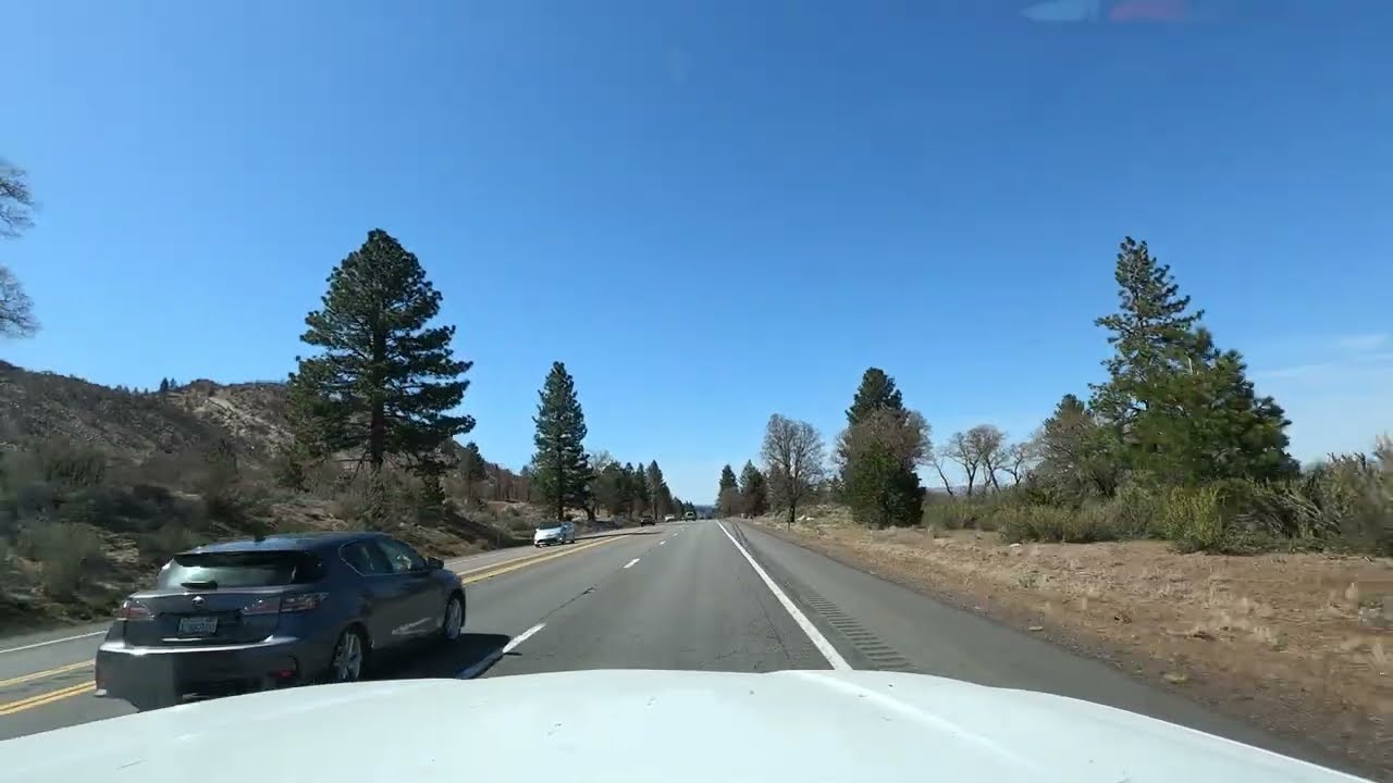 Driving Part 2 from Reno to Susanville, California / Spring 2022