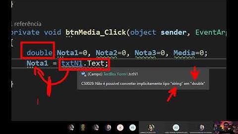 Média Aritmética C# Windows Forms - Parte 2: Programação dos botões