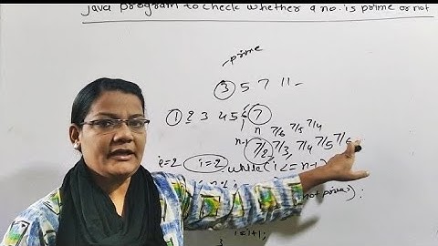 Java program for prime number|java program to check whether the number is prime or not using scanner