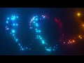 Neon Particles Visuals | Abstract Background Animation | Relaxing Ambient Lights | No Copyright