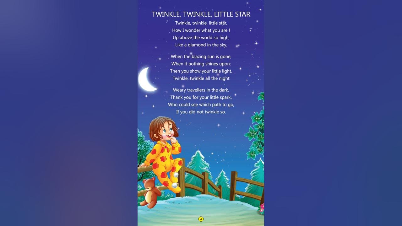 Twinkle twinkle little star rhymes l #twinkletwinkle #animatedkidsvideos #animation #childrenmusic |