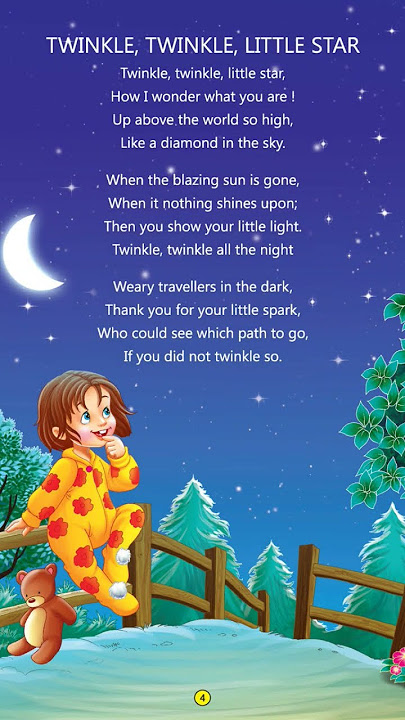 Twinkle twinkle little star rhymes l #twinkletwinkle #animatedkidsvideos #animation #childrenmusic |