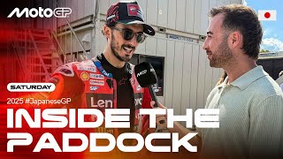 Catching up with Bagnaia after his record-breaking pole ⏱️ | 2025 Japanese GP - Inside the Paddock