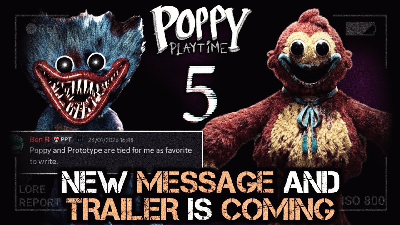 Poppy Playtime Chapter 5 - New Official MESSAGE and Gameplay TRAILER is Coming
