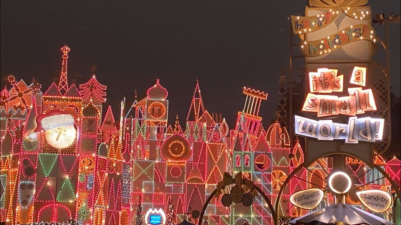 It’s a small world holiday 1 hour area loop with clock parades YouTube