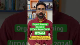 World Organic Statistics (IFOAM) FiBL Report 2024 | भारत की Rank #organicfarming #agriculture
