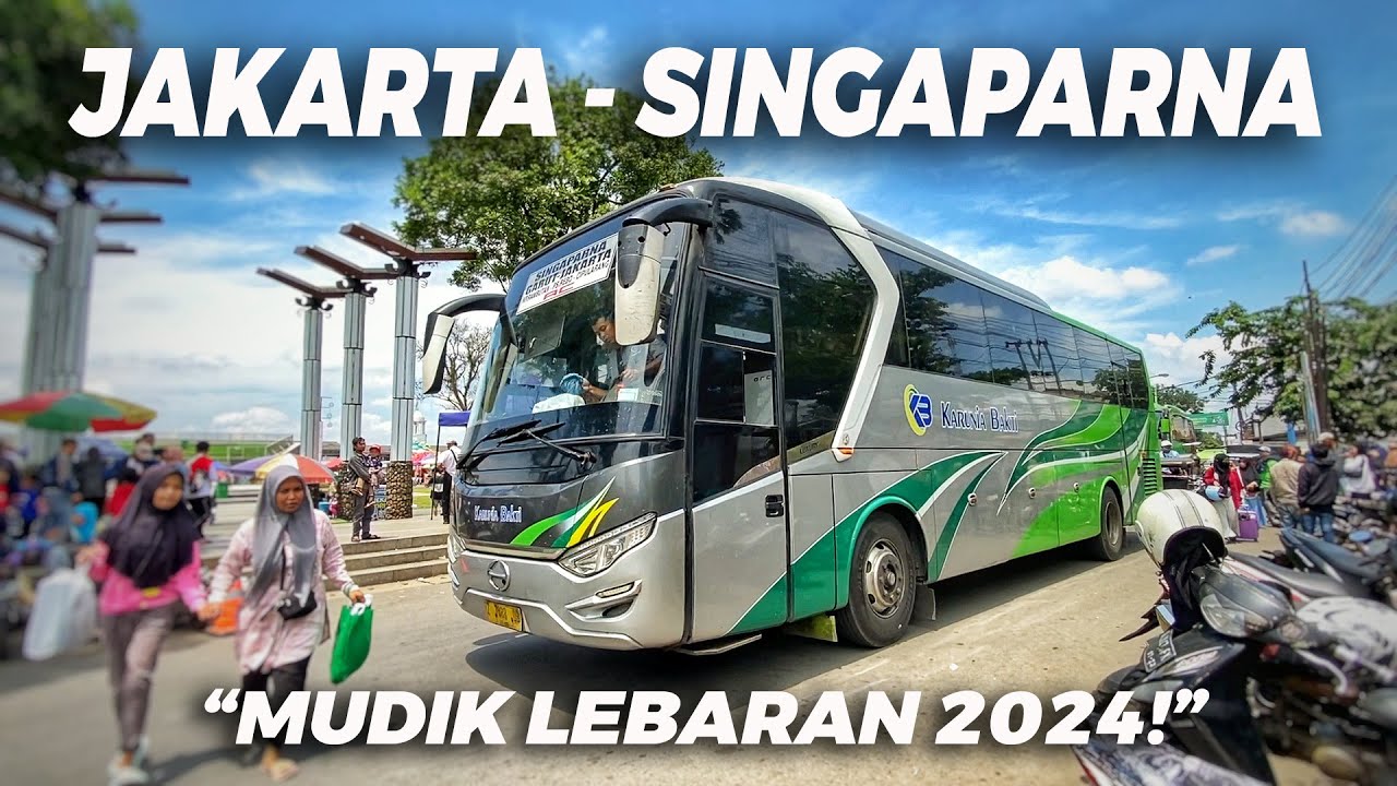 Begini Rasanya Mudik Naik Bus Ekonomi 😱 Trip Bus KARUNIA BAKTI di Jalur Indah Singaparna