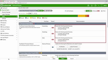 FortiGate Cookbook   Security Fabric Audit Score 5 6