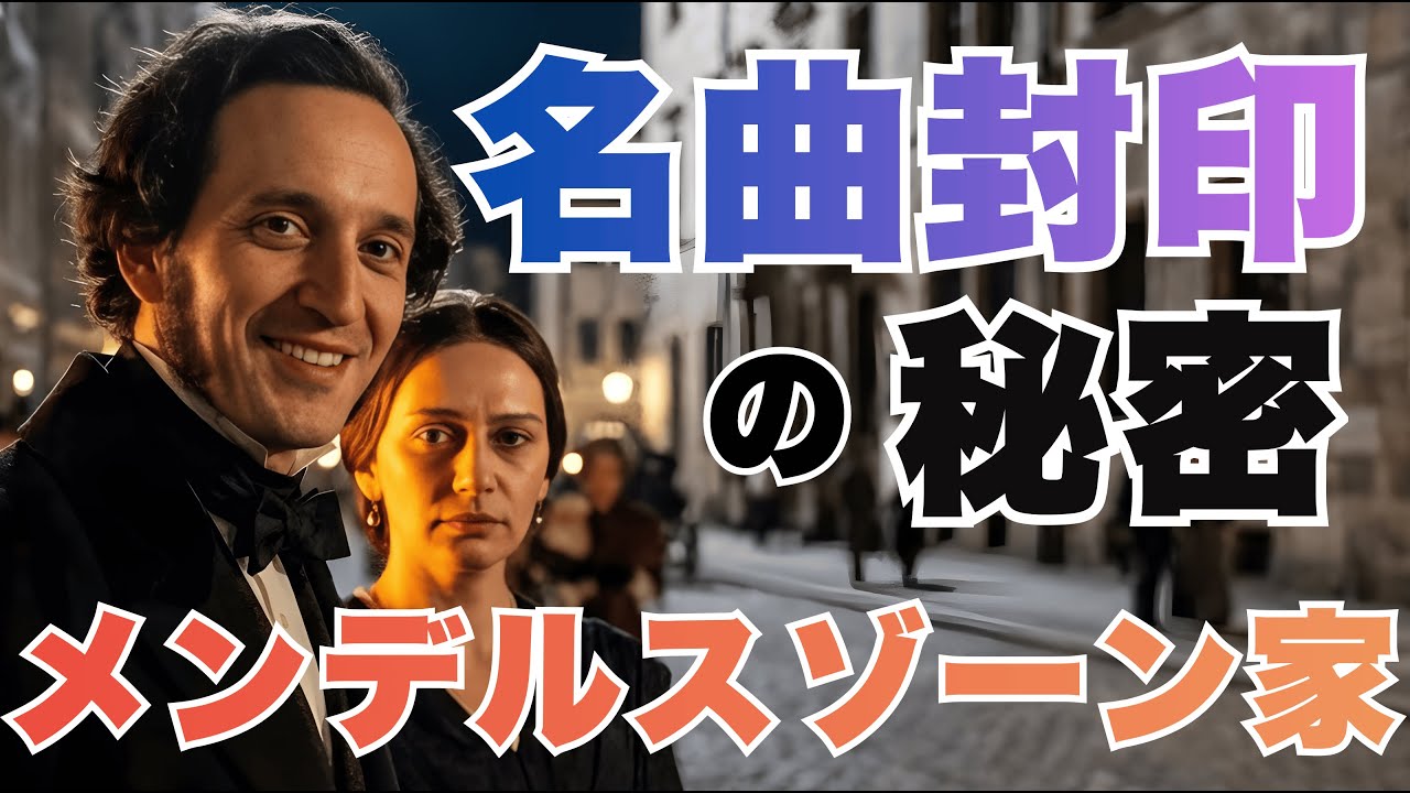 【メンデルスゾーン家の秘密】名曲、実は”姉”が作っていた。弟フェリックスが天才ファニーから作品を奪った「ゴーストライター事件」