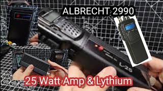 ALBRECHT 2990 - BATTERY PACK & 25 Watt AMPLIFIER