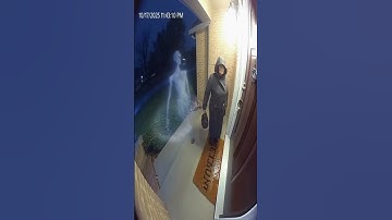 "Terrifying CCTV Footage: Old Lady and Ghost Vanish Into Storm Clouds"#ghost  #caughtonvideo