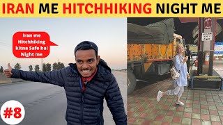 Hitchhiking in Iranian truck during Night