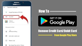 How To Remove Credit Card From Google Play Store Delete Debit Card ...