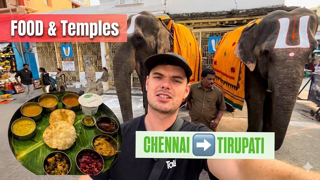 My First Vlog: From Chennai to Tirupati | Temples & Food
