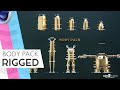 Body Pack - Cinema 4D [rigged] intro Tutorial | Animation ready