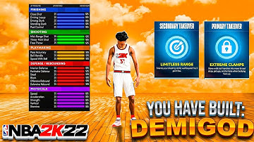 FIRST 2 WAY 3PT PLAYMAKER BUILD NBA 2K22! BEST GUARD BUILD!