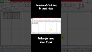 Excel Me Dotted Line Kyu Aati Hai? Solution in 30 Seconds #Shorts 🚀