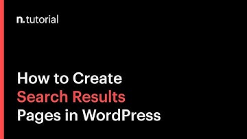 How to Create Search Results Pages in WordPress with Neuron Builder