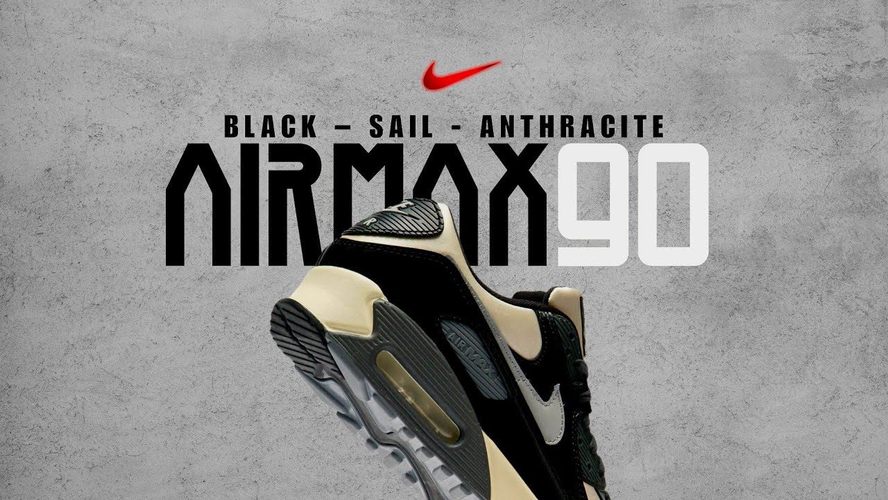 Nike Air Max 90 BLACK ANTHRACITE 2026 — эта расцветка может быть самой чистой на сегодняшний день!