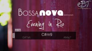 Video thumbnail of "Bossa Nova Backing Track in C# Minor | 140 bpm"