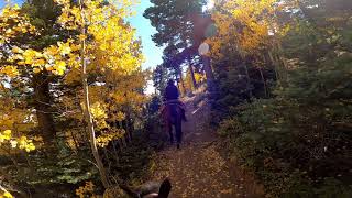 Rainbow Trail Ride in Westcliffe Colorado USA on September 29 2021