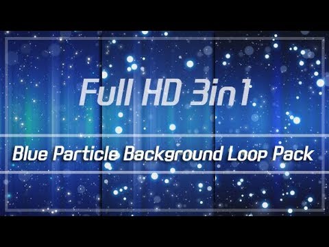 BLue Particles Loop Pack 3in1 | Motion Graphics - Videohive template ...