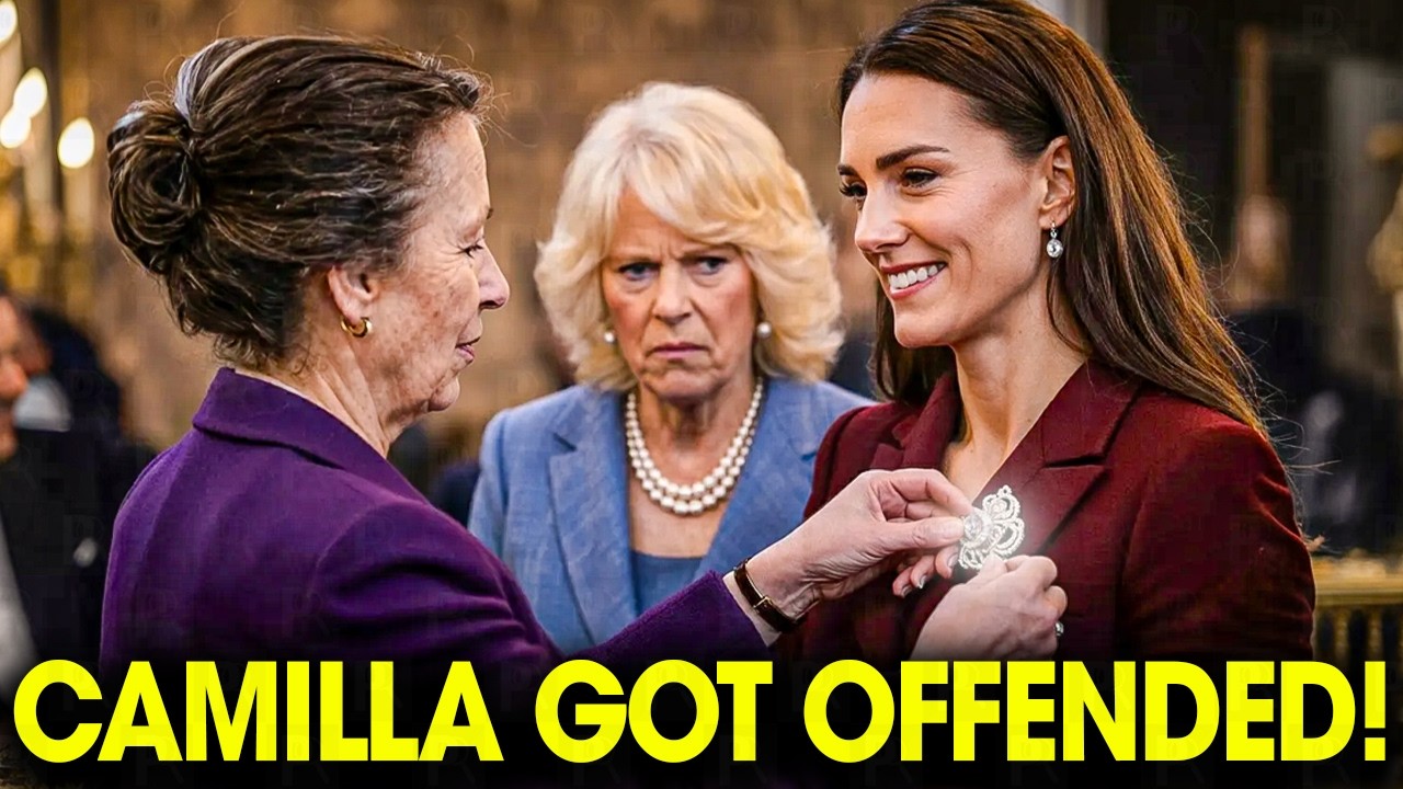 Camilla HUMILIATED as Princess Anne Hands Catherine the Brooch She BEGGED For