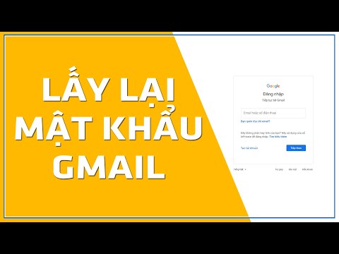 Hướng dẫn cách lấy lại mật khẩu Gmail