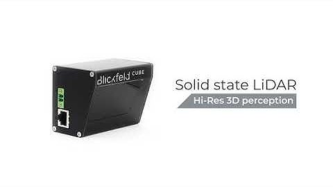 Cube 1 - Solid-state LiDAR for the mass market