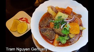 Ragu Bò - cách nấu món Lagu Bò hương vị Việt - chuẩn cơm mẹ nấu | Tram Nguyen Germany