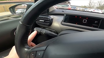 How to Enable or Disable Automatic Lights in Citroen C4 Cactus ( 2014 – 2021 ) Use Auto Lights