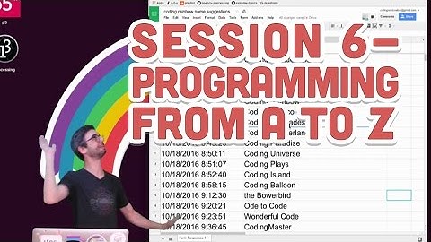 Live Stream #64: Session 6 - Programming from A to Z