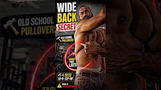 👉 WIDE BACK SECRET 🔥 Build Bigger Lats FAST (Old School Pullovers)💀