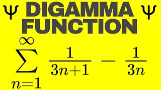 Solve with the Digamma function