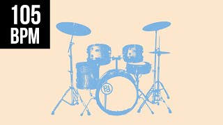 105 bpm 6/8 slow swing backing track only drums for practice guitar, bass , keyboard