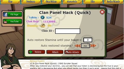 [EXPIRED]Ninja Saga Clan Panel Hack 2015 | GKS Scripter Squad