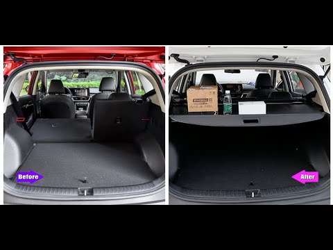 How to install ？– Kia Seltos 2020-2022 Black Car Trunk Cargo Cover Security Shield Shade Decor