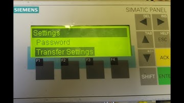 Siemens op73  backup and Restore programing video