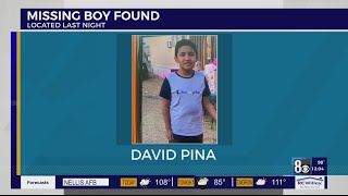 UPDATE: Missing 9-year-old boy found