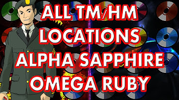 All TM and HM Locations: Pokemon Alpha Sapphire and Omega Ruby [ORAS]