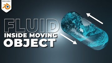 Fluid Inside Moving Object -Blender Flip Fluid Tutorial