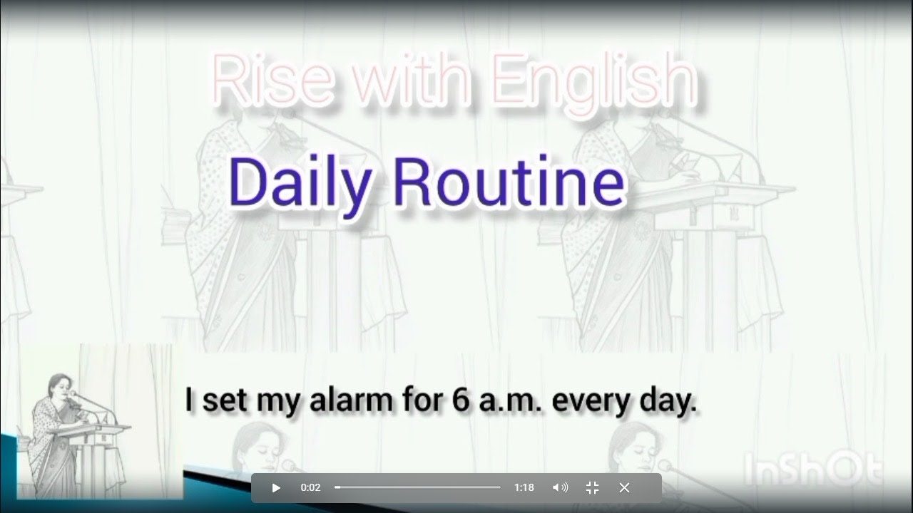 Practice English-Daily Routine 3 |Repeat after me |speaking practice |shadowing